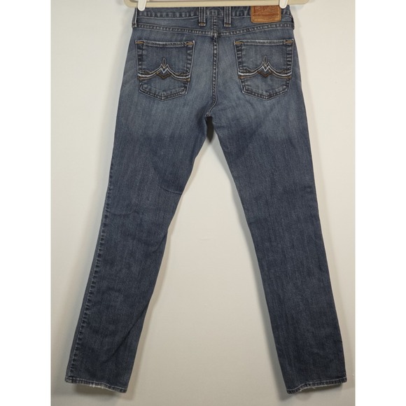 Lucky Brand Denim - Lucky‎ Brand Jeans Womens 6 Gene Montesano  6 Bronx Lola Straight Blue Y2K